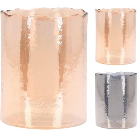 PTEALIGHT VETRO 12X15CM 2ASS